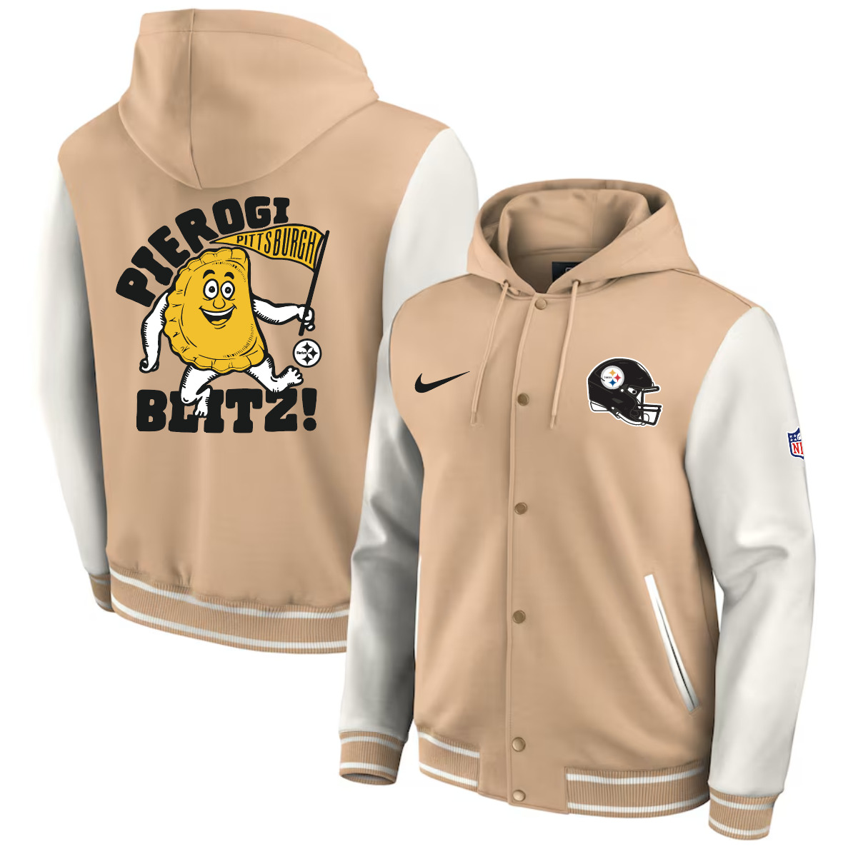 Men 2025 NFL Pittsburgh Steelers jacket syle 1
